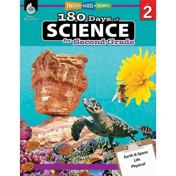 Shell Education Shell Education SEP51408 180 Days of Science Book for Grade 2 SEP51408